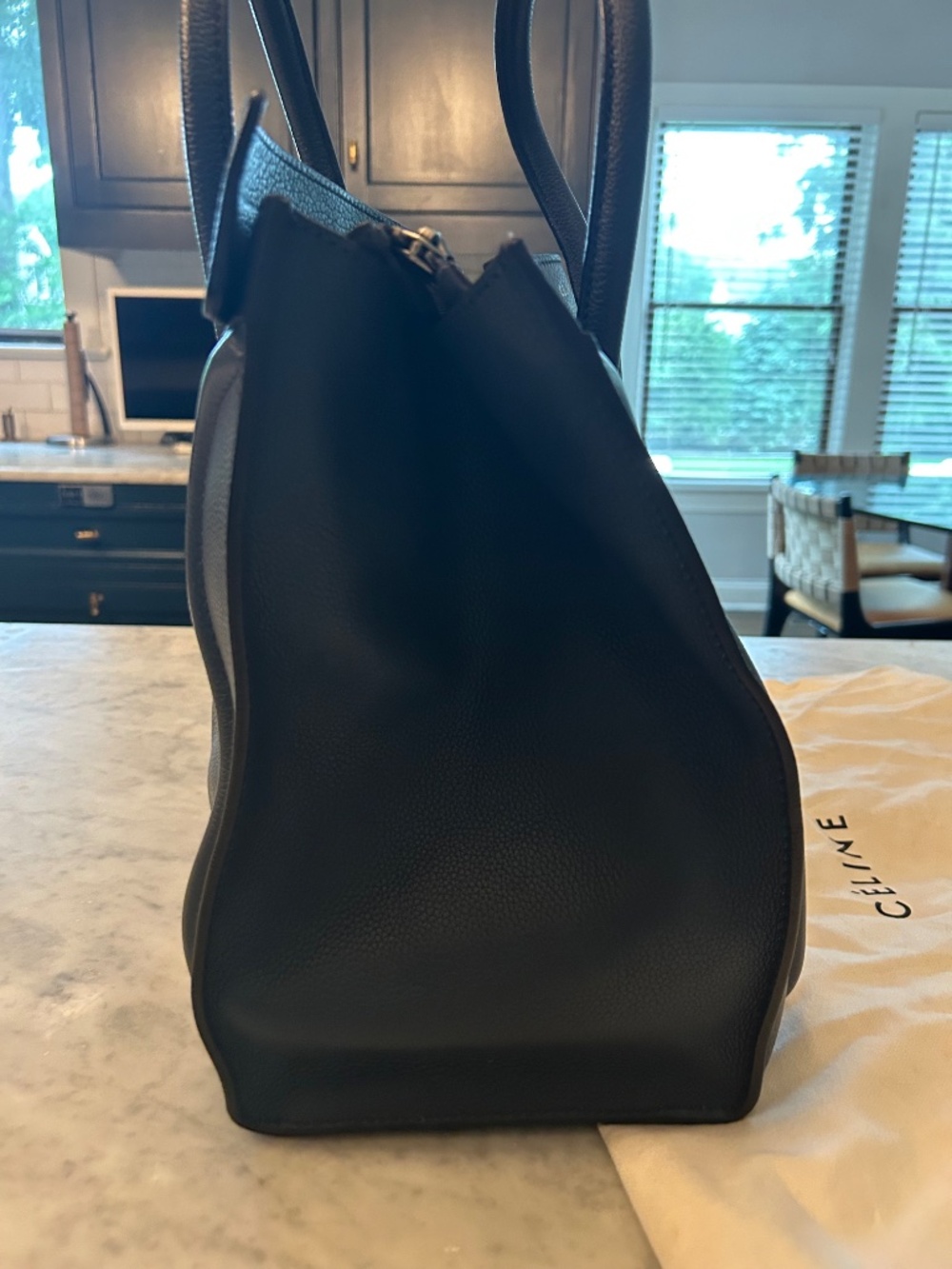 CÉLINE Mini Luggage Tote in Gray, Phoebe Philo Era, Like New, Authentic - Picture 7 of 13